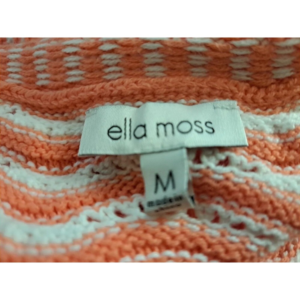 Ella Moss Women's M Chelsea Puffed Short Sleeve Sweater Top - Picture 6 of 7